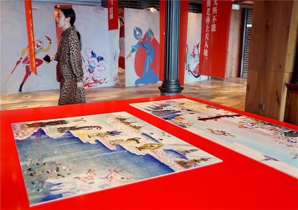 “孙悟空”亮相中国第一高楼：《大闹天宫》原画展在沪开幕