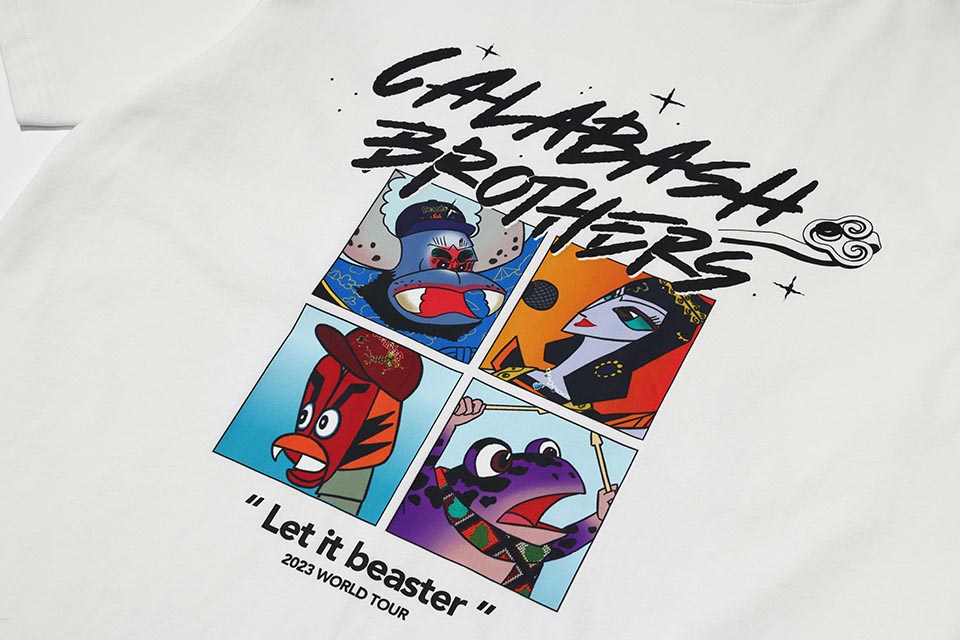 经典动画IP跨界街头国潮!《葫芦兄弟》 × BEASTER 联名系列产品将上线